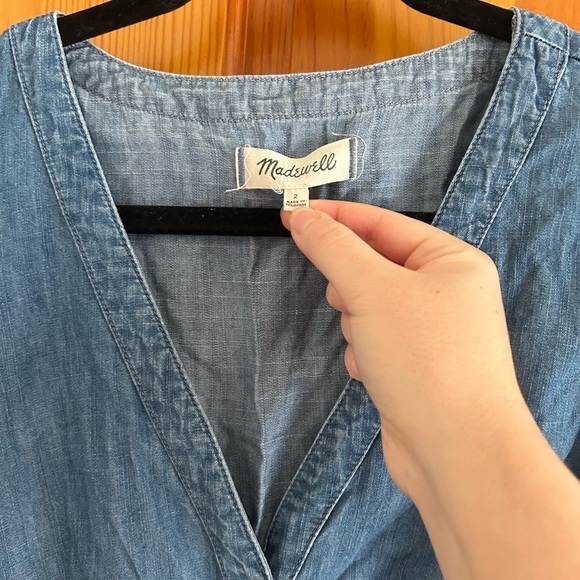 Madewell Denim Daylily Chambray Dress - Picture 4 of 6